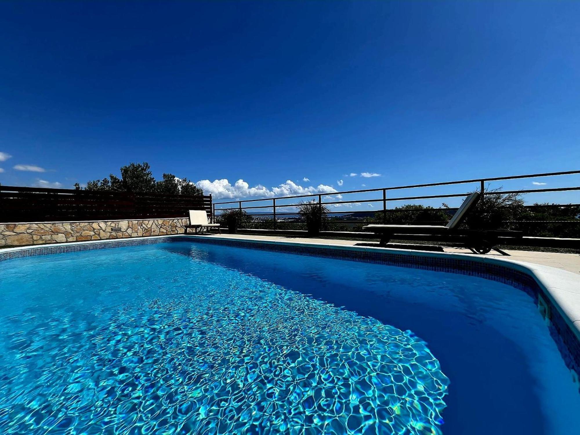 Holiday Home Magic View With Private Heated Pool Kaštela Exterior foto
